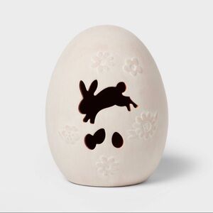 Target Spritz 8" Decorative Terracotta Easter Egg in Off-White w/ Cutouts, 2026